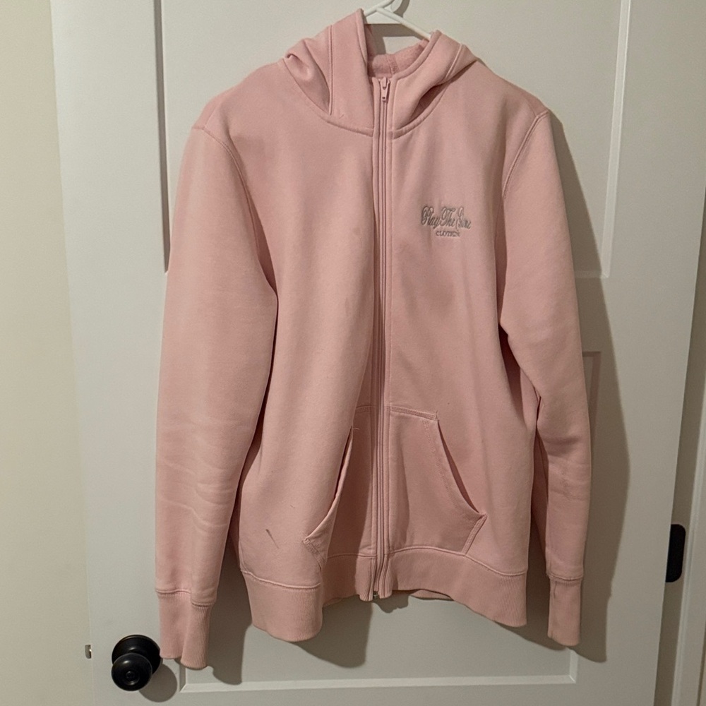 Sport-Tek Women's Pink Full-Zip Hoodie